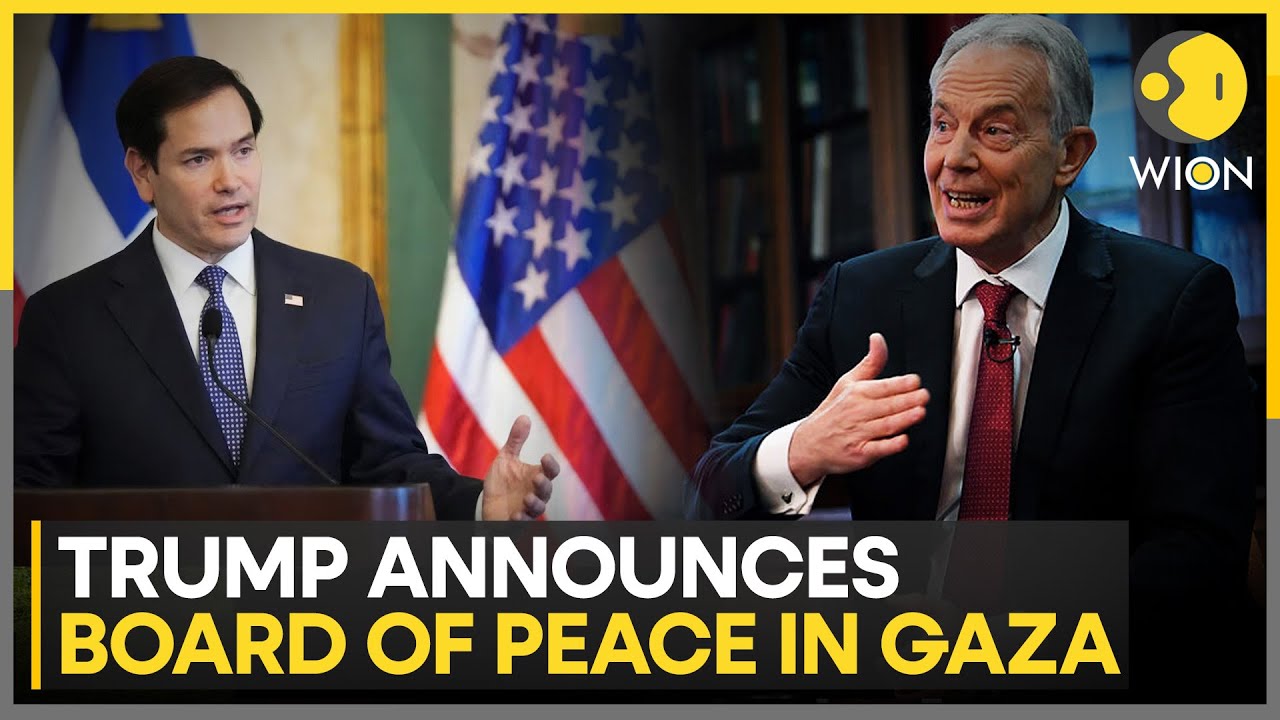 Trump Launches Gaza 'Board of Peace' with Rubio, Blair | WION