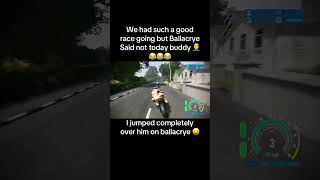 Wild way to overtake on ballacrye #isleofman #isleofmantt #superbikes #motovlog #racingfans #gaming