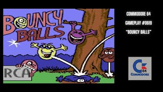 Bouncy Balls (Commodore 64 / Gameplay #0619)