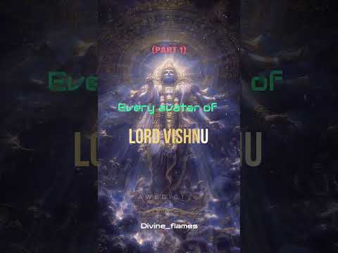 every avatar of lord vishnu (part 1) #sanatanhindu #edit  #vishnu #narsimha #varaha #matsya #kurma #