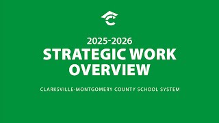 2025 - 2026 CMCSS Strategic Work Profile