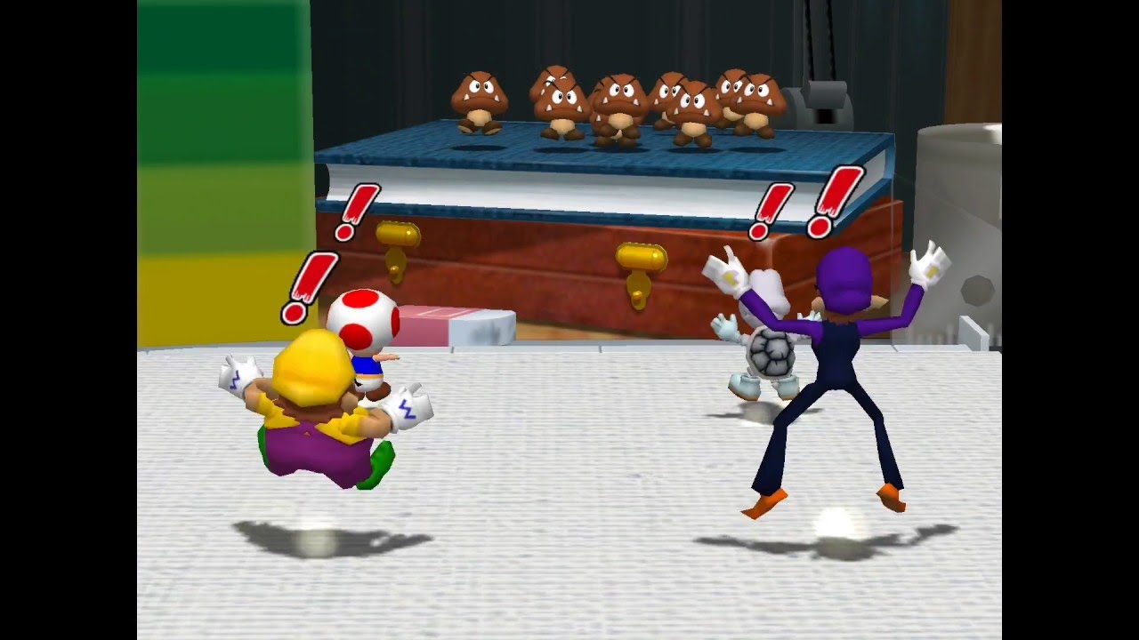 Mario Party 8 minigame: Paint Misbehavin' 60fps