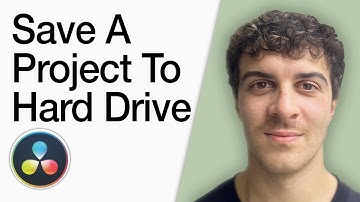 How To Save A Project To A Hard Drive In Davinci Resolve (Full 2025 Guide)