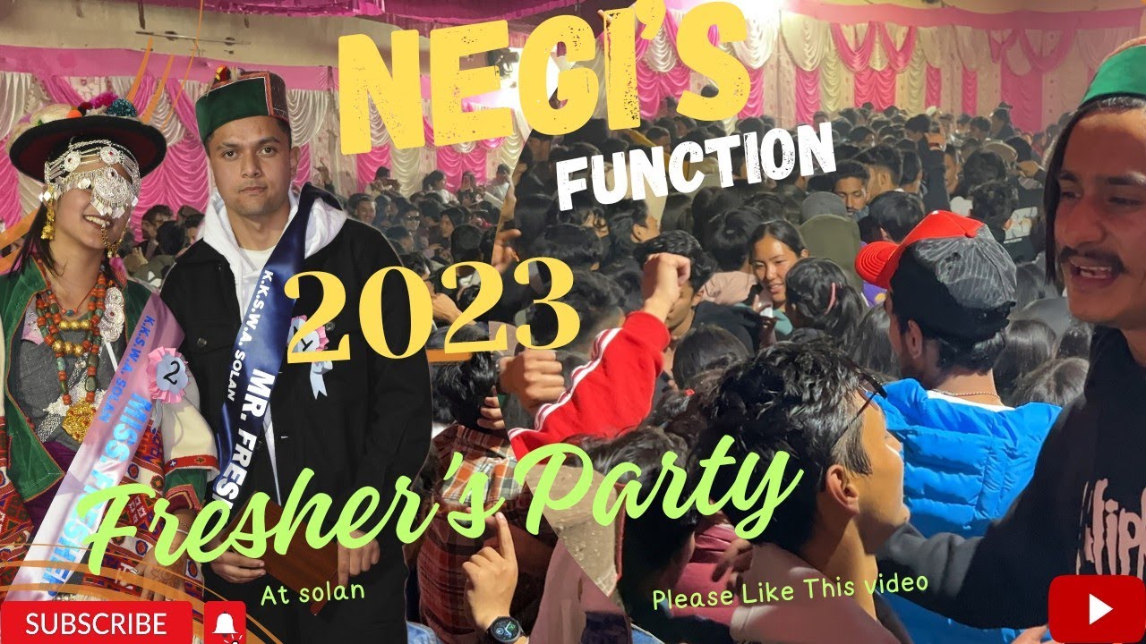Negi’s Function|| At Solan 2023|| {DOSHIM PROGRAM-2023} ||🤘Fresher’s Party..🤘