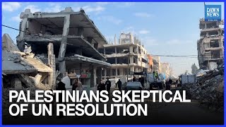 Gaza Residents Voice Deep Concerns Over UN Resolution Backing Trump’s Gaza Plan | Dawn News English