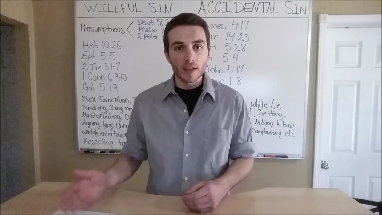 ⁣The Difference between Willfull & Accidental Sin