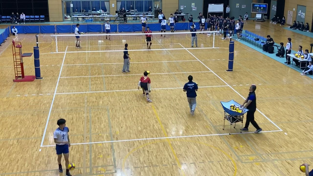春高バレー　山口県予選　国スポ準優勝の高川学園VS名門宇部商業