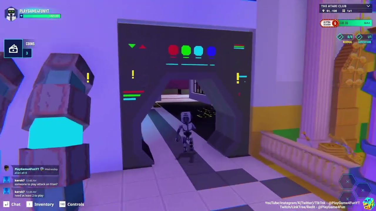 The Atari Club Walkthrough | The Sandbox Alpha Season 6