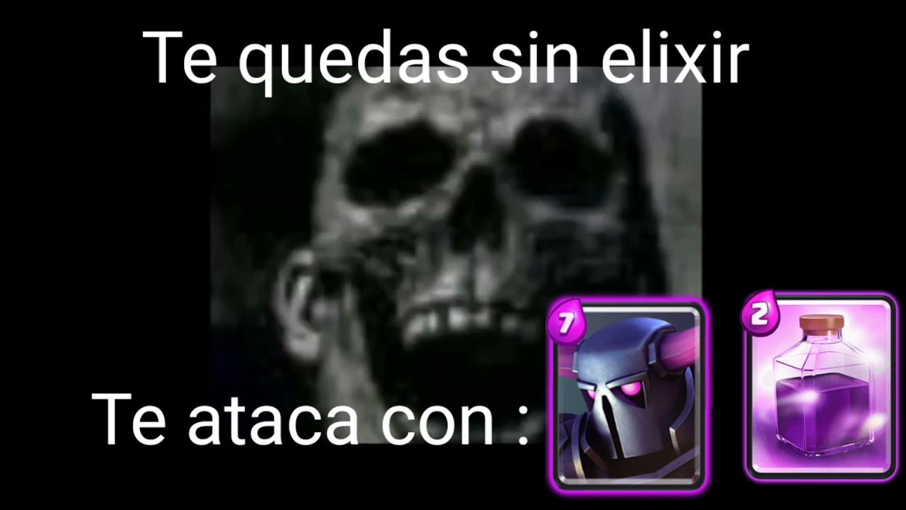 Te quedas sin elixir Te ataca con Mr increíble perturbado meme