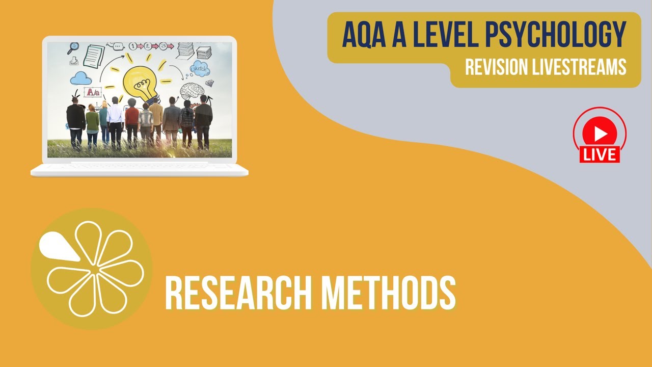 AQA A Level Psychology  | Live Revision | Research Methods