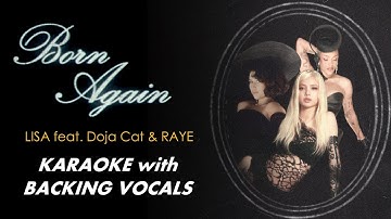 Thumbnail of LISA - BORN AGAIN feat. Doja Cat & RAYE - KARAOKE WITH BACKING VOCALS