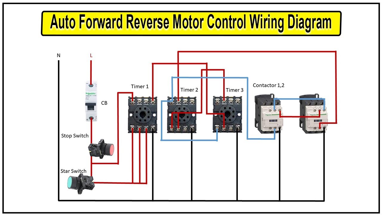 Forward Reverse motor control wiring Forward Reverse Starter