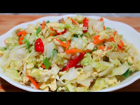 Resep Sayur Orak Arik Kubis Telur