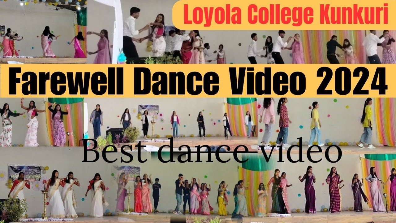 farewell Dance Video / Loyola College Kunkuri / best Dance Video 2024 ...