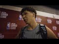 Hornets vs Knicks: Tidjane Salaün Postgame Media Availability | 7/13/2024
