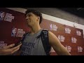 Hornets vs Knicks: Tidjane Salaün Postgame Media Availability | 7/13/2024