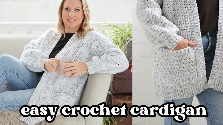 Easy Crochet Cardigan Tutorial | Nova Cardigan (Adult and Child sizes)