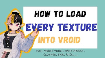 How to import textures (Avatars, Hair Presets, Clothes) into VRoid Beta - VRoid tutorial 【Moe Bun】