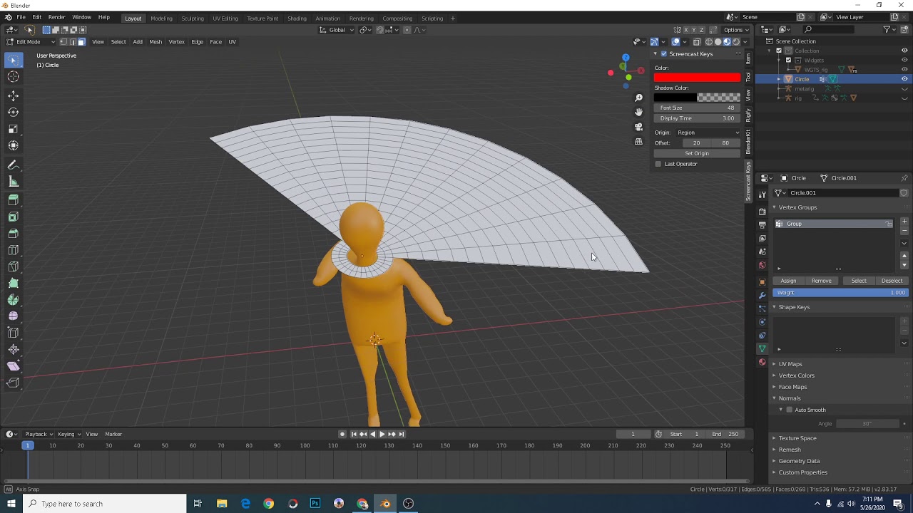 Cloth simulation problem Blender 3D Free to share your thought comments ...