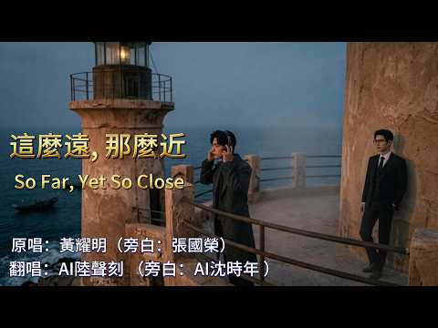 [AI 翻唱] 這麼遠那麼近 | AI 陸聲刻 Vinyl Lu /AI 沈時年(旁白) | 玲心音樂 AI Official MV| 懷舊粵語金曲 |原唱：黃耀明（旁白：張國榮）