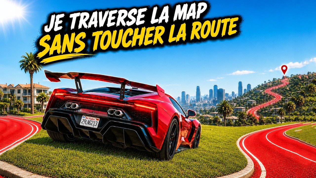 TRAVERSER LA MAP SANS TOUCHER LE SOL