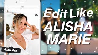 How To Edit Like Alisha Marie 2020 on iPhone | Thumbnails, titles, intros, effects & music