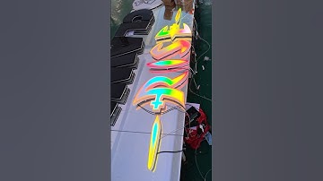 Unique signs ,with unique you. #ledlight #signature #signshop #signmaking  #ledlightstrip #LED