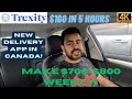 Trexity delivery driver  make 700800 weekly travelling bunny 