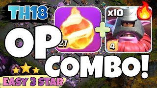 TH18 Warden Fireball with Throwers Attack Strategy🔥 | Easy 3 Star Rank Push | Clash of Clans