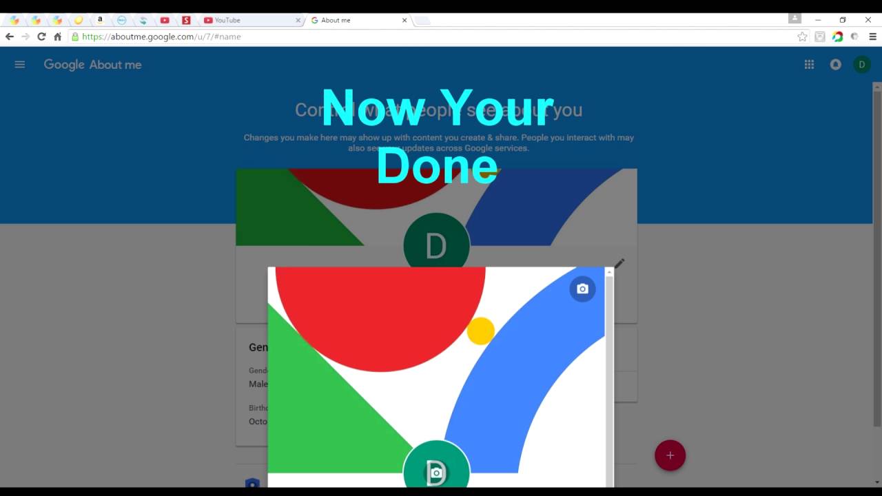 How To Put Your YouTube Name With No Spaces| For Beginners | 1st Video