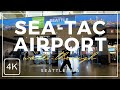 Seattle-Tacoma Sea-Tac Airport is Simply Amazing, 4K Walk in Seattle WA Washington USA 2021