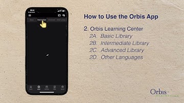 How to Use the Orbis App - Part 1