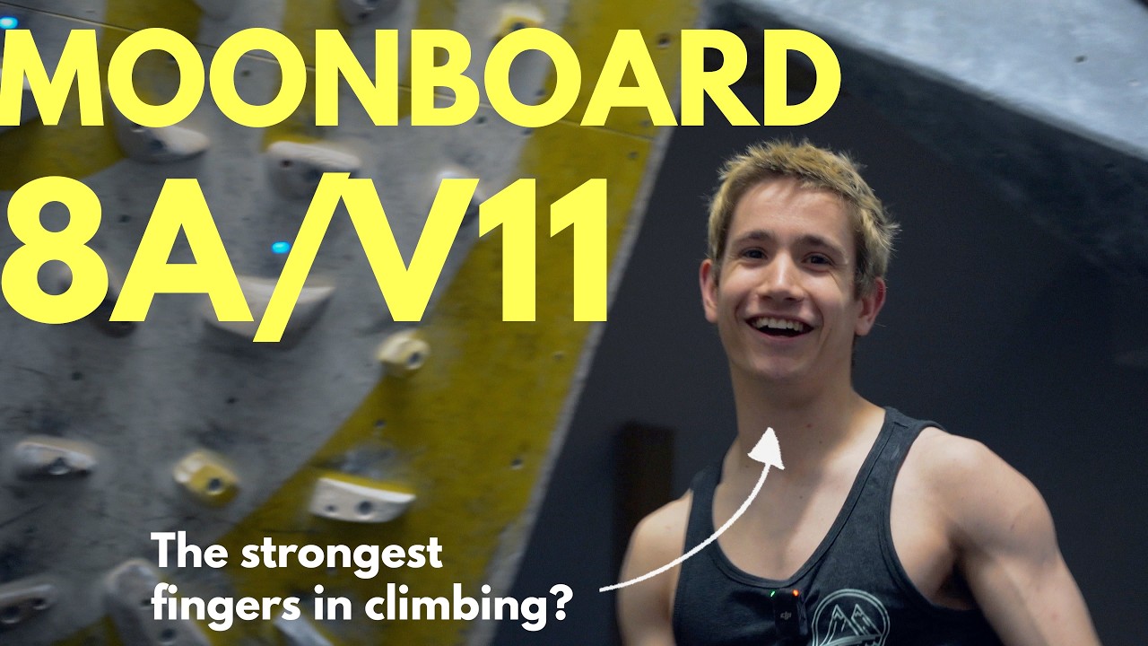 What's The Easiest 8A On The Moonboard? ft. Matthew Mendes