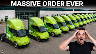 Tesla Semi New Massive Order & Production Destroy Trucking Industry