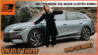 VW ID.7 Tourer im Test (2024) Weltpremiere des NEUEN Elektro Kombi! Review | Kofferraum | Variant