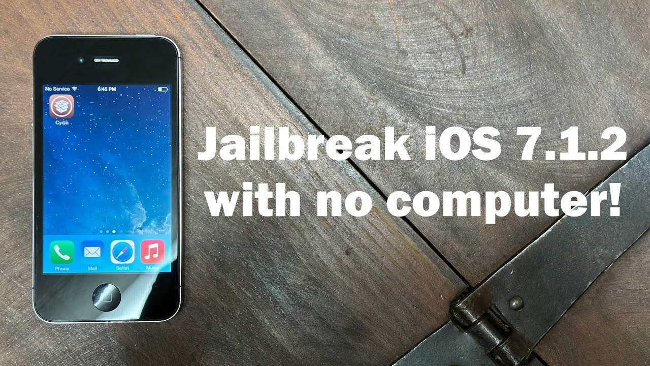Jailbreak iOS 7.1.2 (iPhone 4) untethered with NO computer! (Working 2025, NEW method!)