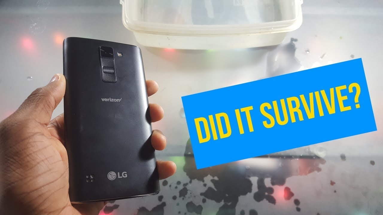 LG K8 V Water Test | Can It Survive for 5 Minutes?