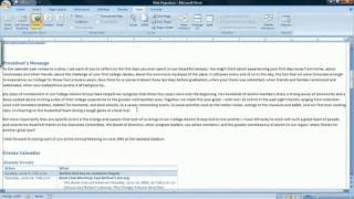 ... part of the series: microsoft word 2007 tutorial. any document
made in can be turned int...
