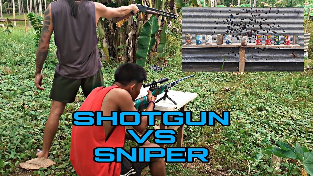 Marble Gun Types Marble Gun : shotgun vs sniper practice shooting - YouTube