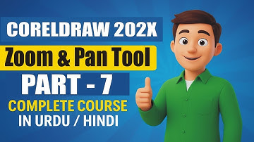 coreldraw 202x Zoom Pan Tool Part -7| Lunar Computer College