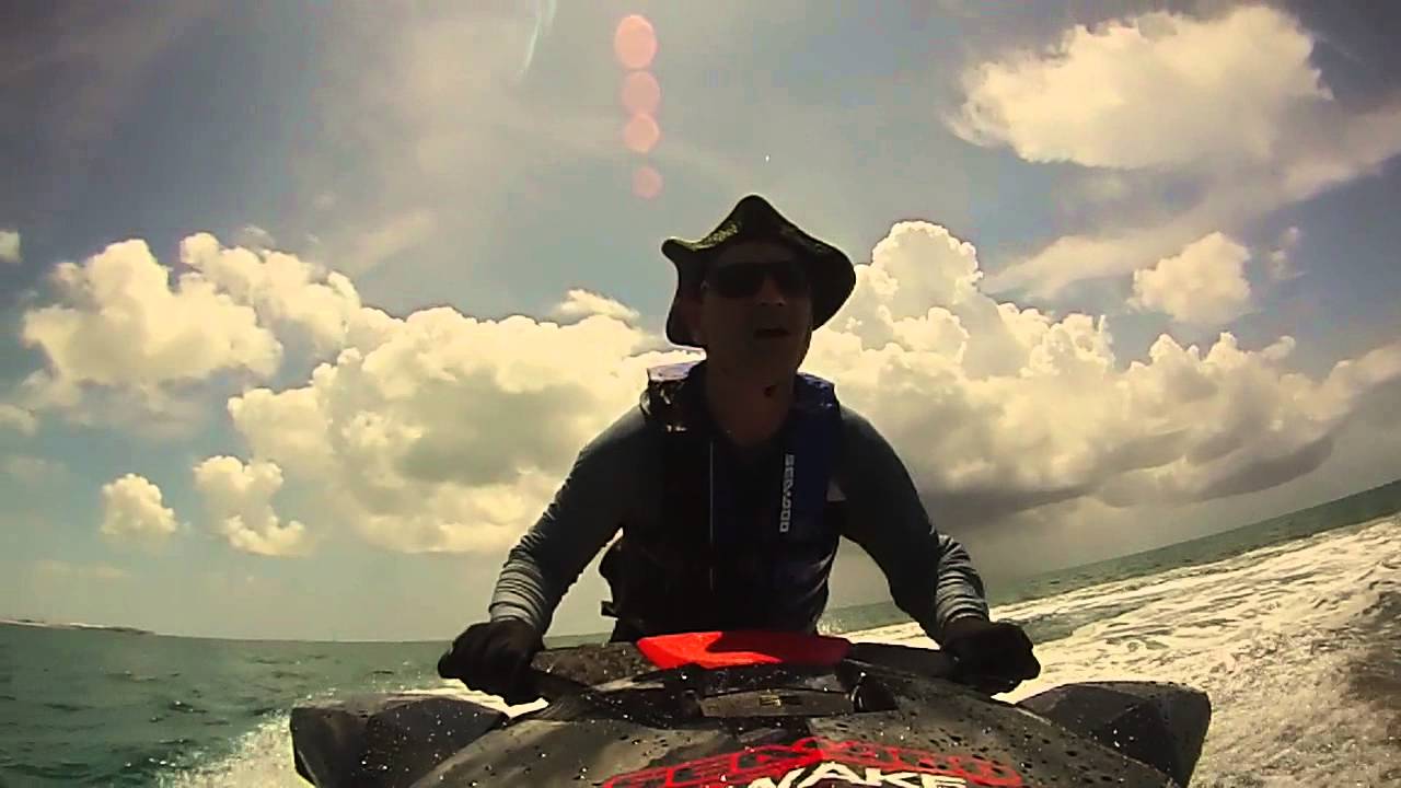 Bimini jet ski naked seadoo watercraft - YouTube