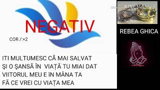 Rebeca Ghica Negativ  Original Îți Mulțumesc Cã Mai Salvat 2020