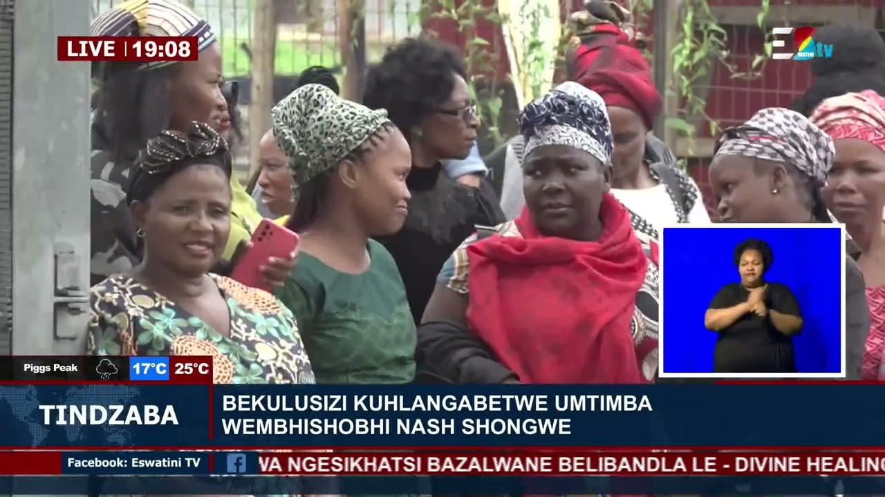 Bishop Nash Shongwe's remains came through the Ngwenya Border post.