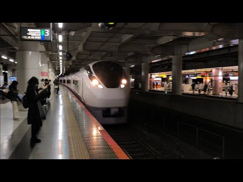 E657系　警笛を鳴らしながら北千住通過