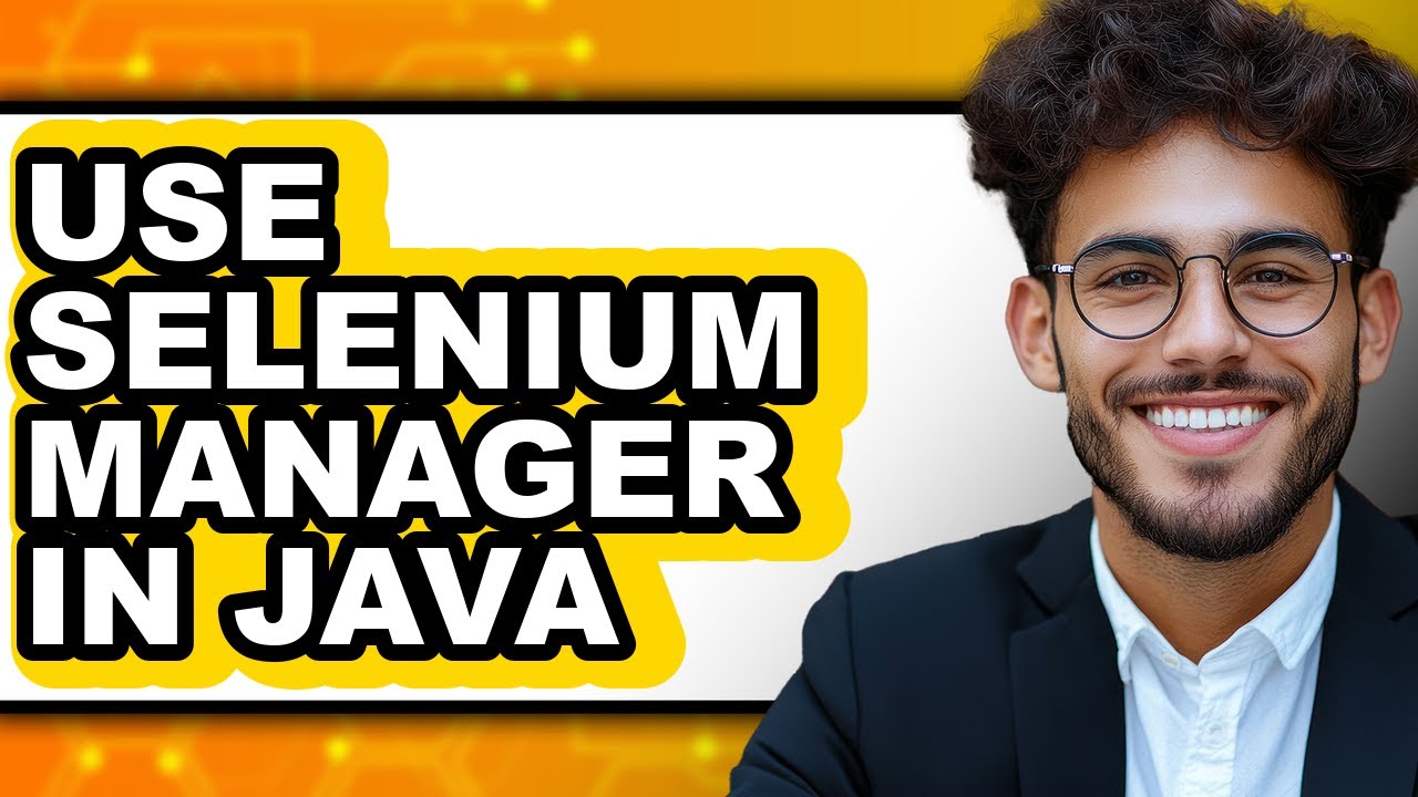 How to Use Selenium Manager in Java (Updated) - YouTube