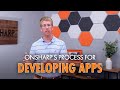 The app development process at onsharp