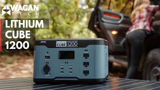 Lithium Cube 1200 Features & Specs - Wagan Tech item #8836