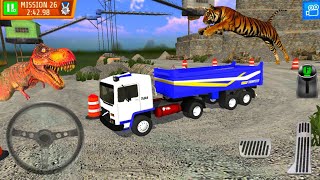 Heavy Bucket Excavator Driving Quarry Construction Site - Android Gameplay #14 Games screenshot 3