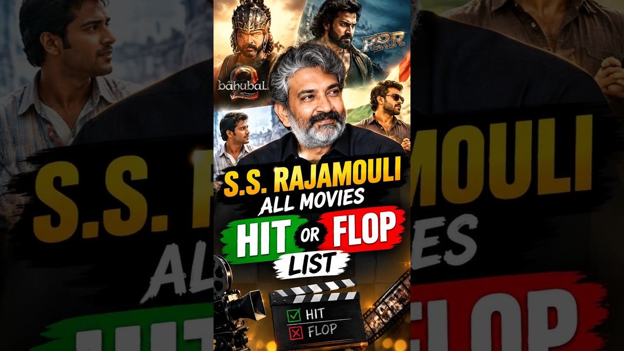 🔥 S.S. Rajamouli All Movies Hit or Flop List 😱 | Tamil #shorts  #trending