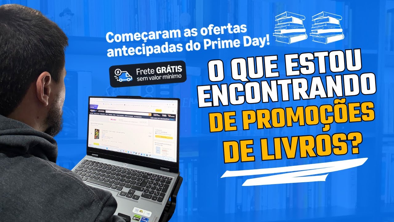 Ofertas antecipadas de livros no Prime Day 2025